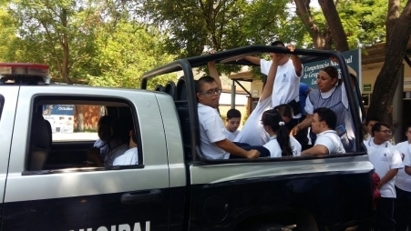 Iniciadores de Programa Piloto con  Academia de Policia